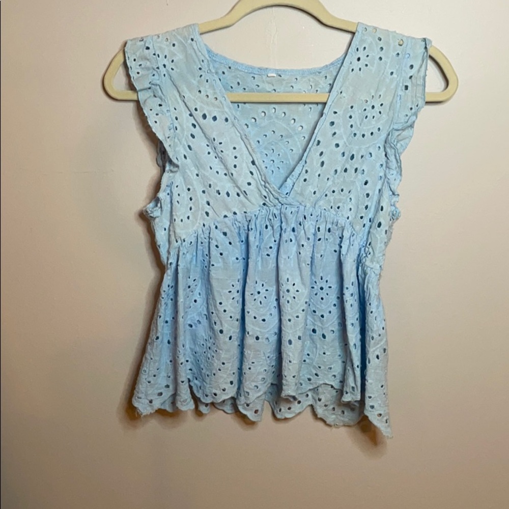 Baby blue shirt